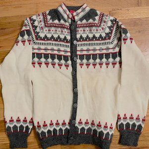 Viking Knit Vintage Wool Cardigan
